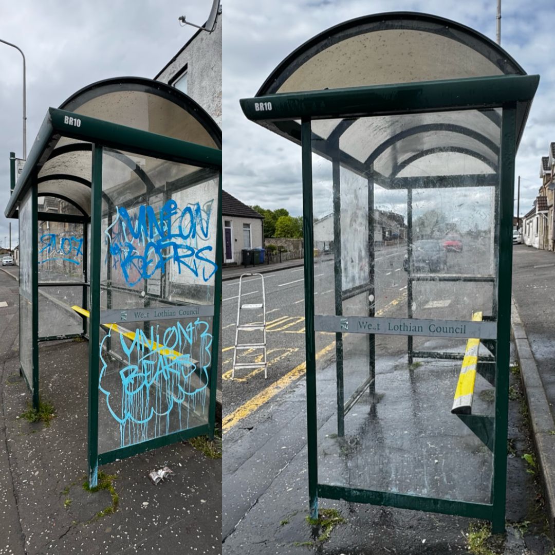 Bus Stop Cleanup